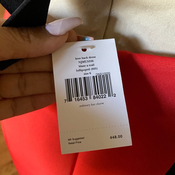 Kate spade bow back dress - Picture 5 of 6